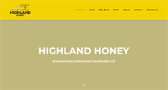 Desktop Screenshot of highlandbees.com
